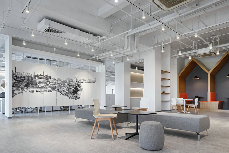 上海楊浦辦公室裝修660平米空間辦公室效果-第7張圖片-上海古都建筑設(shè)計集團(tuán)