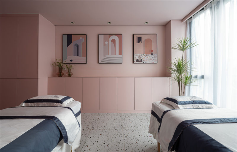 2000平米佳悅美容院裝修設(shè)計效果圖-第6張圖片-上海古都建筑設(shè)計集團(tuán)