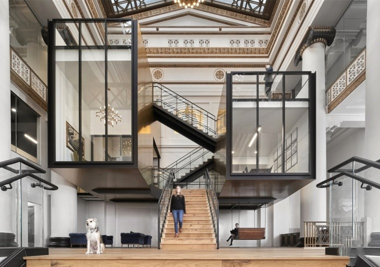 5000平潮流風(fēng)的辦公空間設(shè)計(jì)裝潢效果-第1張圖片-上海古都建筑設(shè)計(jì)集團(tuán) 5000平潮流風(fēng)的辦公空間設(shè)計(jì)裝潢效果-第1張圖片-上海古都建筑設(shè)計(jì)集團(tuán)