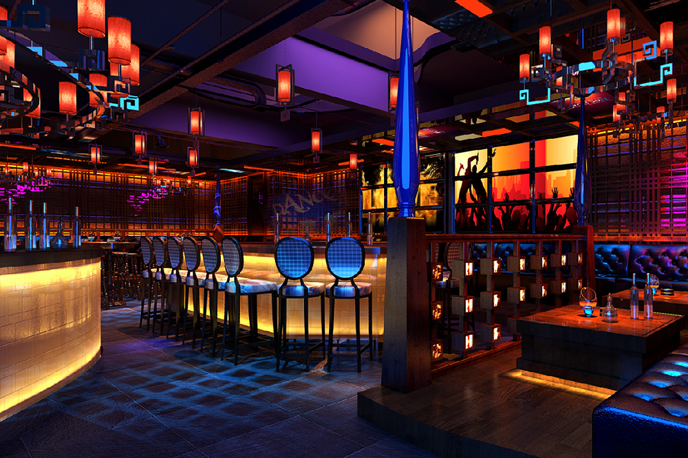 時(shí)尚潮流酒吧裝修設(shè)計(jì)風(fēng)格-第3張圖片-上海古都建筑設(shè)計(jì)集團(tuán)