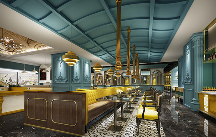 530平米網(wǎng)紅餐廳設(shè)計(jì)方案-第3張圖片-上海古都建筑設(shè)計(jì)集團(tuán) 530平米網(wǎng)紅餐廳設(shè)計(jì)方案-第3張圖片-上海古都建筑設(shè)計(jì)集團(tuán)