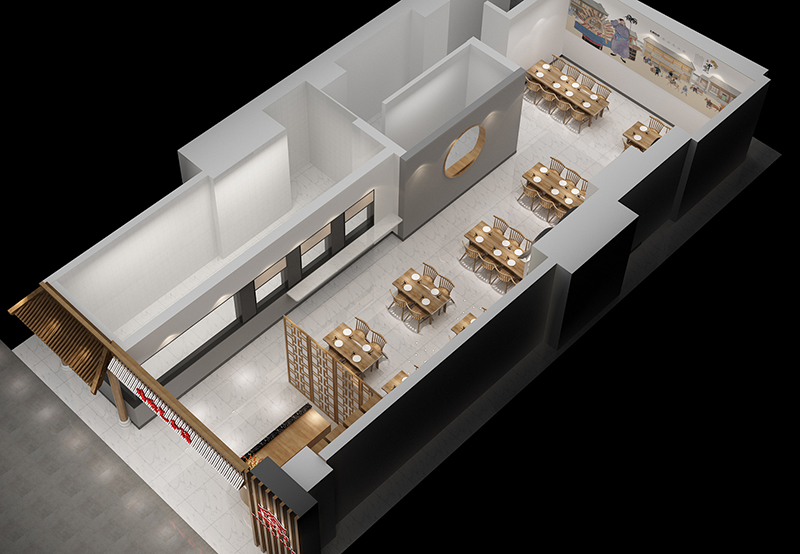 中式風格包子鋪裝修設(shè)計效果-第5張圖片-上海古都建筑設(shè)計集團 中式風格包子鋪裝修設(shè)計效果-第5張圖片-上海古都建筑設(shè)計集團