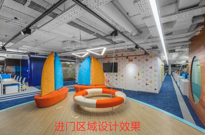 5050平米品牌營銷策劃公司辦公室裝修設(shè)計方案-第2張圖片-上海古都建筑設(shè)計集團