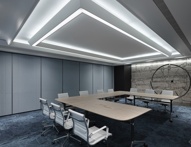 1600平印刷公司辦公空間設(shè)計效果-第1張圖片-上海古都建筑設(shè)計集團