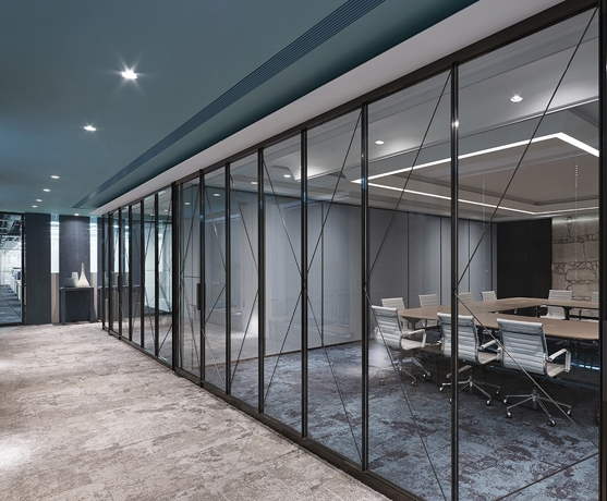 1600平印刷公司辦公空間設(shè)計效果-第2張圖片-上海古都建筑設(shè)計集團