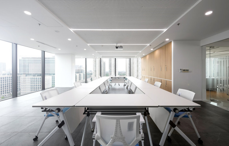 900平米科技公司新辦公室設計布局-辦公室裝修設計效果圖-第6張圖片-上海古都建筑設計集團