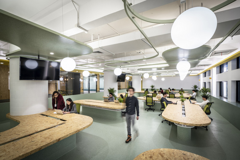 上海辦公室設(shè)計2600㎡電子公司辦公室裝修-辦公室裝修設(shè)計效果圖-第7張圖片-上海古都建筑設(shè)計集團(tuán)